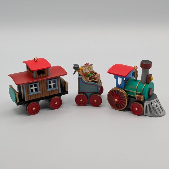 Hallmark Keepsake The Ornament Express 1989, Set of Three Handcrafted Ornaments - Picture 1 of 15